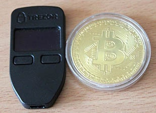 trezor one bitcoin